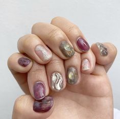 Unique Short Nails, Mens Nails, Punk Nails, Nail Ring, Fire Nails, Dream Nails