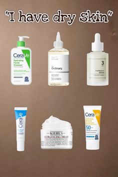 Use this products if you have dry and dull skin #dryskincaretips #dryskincareroutine #skincare #cerave #theordinaryskincare #kiehls Skin Care Routine Sensitive Dry, Skincare Routine For Dry Sensitive Skin, Face Cleanser For Dry Skin, Skin Care For Very Dry Skin, Skin Care For Sensitive Dry Skin, Skincare For Dry Sensitive Skin, Skincare Dry Skin, Best Skin Care Products For Dry Skin, Skincare For Dry Skin