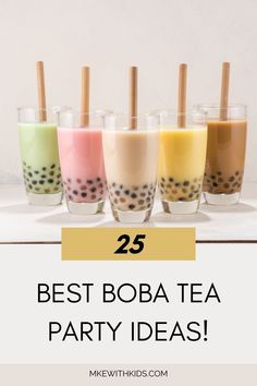 the best boba tea party ideas