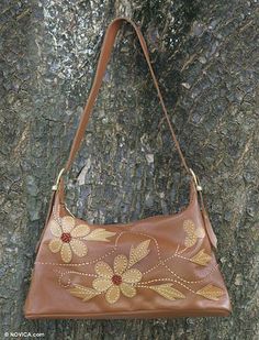 Brown Embroidered Satchel For Travel, Embroidered Brown Crossbody Shoulder Bag, Brown Embroidered Crossbody Shoulder Bag, Brown Embroidered Shoulder Bag, Embroidered Brown Tote Hobo Bag, Brown Embroidered Handheld Shoulder Bag, Embroidered Brown Hobo Tote Bag, Embroidered Brown Hobo Shoulder Bag, Embroidered Brown Hobo Bag