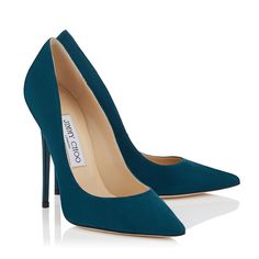 Ocean Suede Pointy Toe Pumps | Anouk | Pre Fall 15 | JIMMY CHOO Shoes - yes please! Hak Tinggi, Prom Shoes, Gorgeous Shoes, Fashion Heels, Footwear Design Women, Jimmy Choo Shoes, Pretty Shoes, Shoes Womens