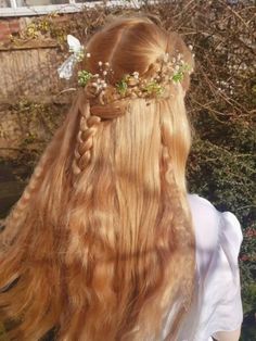 Medieval Hairstyles, Vintage Hairstyles Tutorial, Huge Hair, Rapunzel Hair, Blonde Curls, Princess Hairstyles, Hair Shows, Your Hairstyle, Golden Blonde