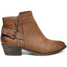 Madden Girl by Steve Madden Women's Hunttz Booties ($70) ❤ liked on Polyvore featuring shoes, boots, ankle booties, ankle boots, black paris, buckle boots, cognac booties, cognac boots, lined boots and steve-madden ankle booties Faux Boots, Mid Heel Ankle Boots, Cognac Boots, Boots Cognac, Womens Booties, Tokyo Street Fashion, Steve Madden Boots, Booties Ankle Boots