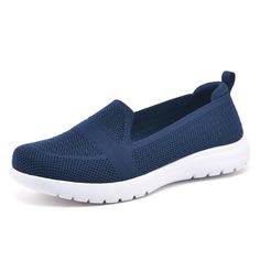 PRICES MAY VARY. 【Comfort All Day】: These knitted loafers are light-weight, comfortable, walking shoes that are made of canvas fabric and breathe well, the removable inner sole is made of decompression material. You can wear all day and night and still feel very comfortable. True to size, no rubbing, no blisters! 【Lightweight & Flexible Outsole】: The durable EVA outsole is a kind of lightweight sole material, which is much lighter than other materials. They are well cushioned and provides excell Comfortable Breathable Flat Slip-on Sneakers, Comfortable Slip-on Textile Walking Shoes, Comfortable Textile Slip-on Walking Shoes, Comfortable Textile Slip-on Sneakers With Flat Heel, Lightweight Casual Sneakers With Round Toe, Breathable Lightweight Flat Walking Shoes, Comfortable Lightweight Sneakers With Round Toe, Comfortable Textile Walking Shoes With Breathable Design, Comfortable Textile Walking Shoes