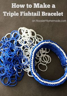 how to make a triple fishtail bracelet