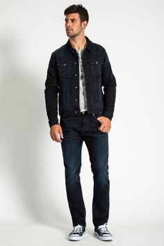 Style#30158HUNGAFitFor a dynamic spin on the ultimate classic, our Denim Jacket gives a fitted feel without taking away from a casual look. Our fit stays true to size, offering a complimentary fit through the arms and chest while still offering plenty of room to layer.WashFor lovers of dark denim, the Hungary wash is a blend of deep blue indigo that will compliment any lighter shade paired with it.FeaturesTwo Flap PocketsModelFrankieModel Height6'2"SizeMContent100% CottonCareMachine Wash Cold / Create Outfits, Dark Denim, Hungary, Deep Blue, Denim Button Up, Casual Looks, Button Up Shirts, Denim Jacket, Blue