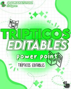 the title for tripticos ediables power point