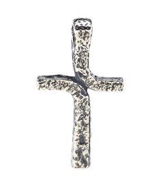 Carry with you an enduring symbol of your faith with this beautifully crafted&#x2C; rustic style cross charm.sterling silverapprox. 0.4375" lengthMade in USA. Cuttlefish Casting, Catholic Cross, Rustic Cross, James Avery Jewelry, Sterling Silver Stacking Rings, Silver Stacking Rings, James Avery, Leather Cross, Cross Designs