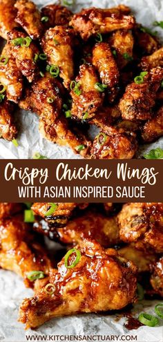 Chicken Wings Aesthetic, Crispy Asian Chicken, Best Wing Sauce, Chicken Wing Sauce Recipes, Wings Aesthetic, Chicken Wing Marinade, Asian Chicken Wings, Sticky Chicken Wings