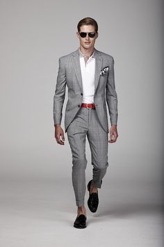 Grey Suit Combinations, Suit Combinations, Light Grey Suits, Wedding Suits Groom, Grey Suit, Hackett London, Male Fashion Trends, Slim Fit Suits, Tuxedo Suit