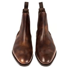 CHELSEA BOOTS IN BROWN MUSEUM Brown Snip Toe Chelsea Boots For Winter, Cognac Formal Boots For Winter, Cognac Formal Winter Boots, Formal Cognac Winter Boots, Formal Cognac Boots For Winter, Western Chelsea Boots With Leather Sole For Business, Cognac Leather-sole Boots For Fall, Western Style Chelsea Boots With Leather Sole For Business, Cognac Leather Sole Boots For Fall