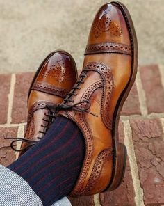 These handmade brogue oxfords are the type of shoes you would go for everyday wear, they are that much great. For more designs in men's handmade shoes section please follow the link below. https://www.etsy.com/shop/BarismilLeathers?ref=seller-platform-mcnav&section_id=27704663   Handmade leather shoes for men custom made leather shoes for men.  These cow leather with patina hand finish shoes are men's must have. Fine quality leather on the outside, the uppers of these shoes.  The inside of these Fitted Masculine Wingtip Oxfords, Masculine Fitted Wingtip Oxfords, Brown Oxford Shoes Outfit, Oxford Shoes Brown, Brown Oxford Shoes, Comfortable Dress Shoes, Oxford Shoes Outfit, Cap Toe Shoes, Brogues Men