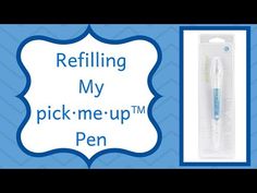 a toothbrush with the words refilling my pick me up pen