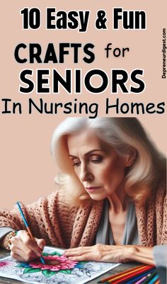 Easy Crafts For Seniors Elderly Activities Crafts, Elderly Crafts, Senior Citizen Activities, September Crafts