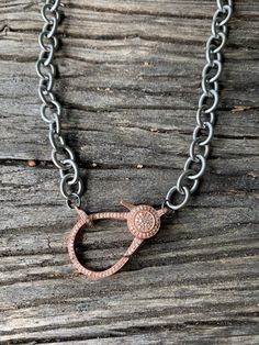 Necklace measures 18" Can be worn with or without a pendant Add to your collection Silver Link Chain, Bezel Necklace, Choker Pendant, Pendant Bracelet, Sterling Silver Chain, Pave Diamonds, Link Chain, Lobster Claw, Sterling Silver Chains