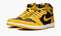 Pollen/Black-White Natural (other)->Rubber Air Jordan 1 High OG "Pollen" from jordan. Jordan Logo, Jordan Retro 1, Nike Air Jordan Retro, Jordan 1 High Og, Air Jordan Retro, Nike Dunk High, Air Jordan 1 Retro High Og, Nike Shox, Air Jordan 3