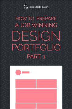 how to prepare a job winning design portfolio part 1 - infografic