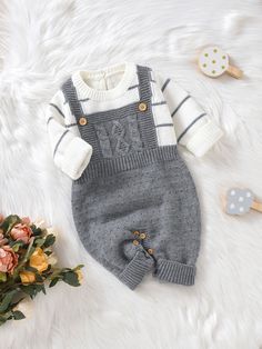 Baby Mode, Baby Boy Dress, Baby Time, Striped Jumpsuit