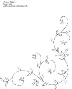 an apple tree with leaves and flowers on it's branches is outlined in black ink