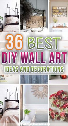 the best diy wall art ideas and decorations