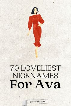 the cover of 70 lovelyest nickn - james for ava, with an illustration of a woman in red