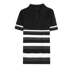 SPECIFICATIONS Style: England Style Applicable Scene: Daily Material: Polyester Sleeve Length(cm): Short Applicable Season: summer Decoration: NONE Pattern Type: striped Feature: Anti-Shrink Gender: MEN Color Style: Contrast Color Type: Slim Tops Type: Polos Black Polo Shirt With Striped Collar, Black Cotton Polo Sweater With Ribbed Collar, Fitted Black Polo Shirt With Striped Collar, Black Shirt With Striped Collar, Black Casual Polo Shirt With Striped Collar, Casual Black Polo Shirt With Striped Collar, Black Short Sleeve Polo Sweater With Ribbed Collar, Black Short Sleeve Tops With Ribbed Collar, Black Short Sleeve Top With Striped Collar