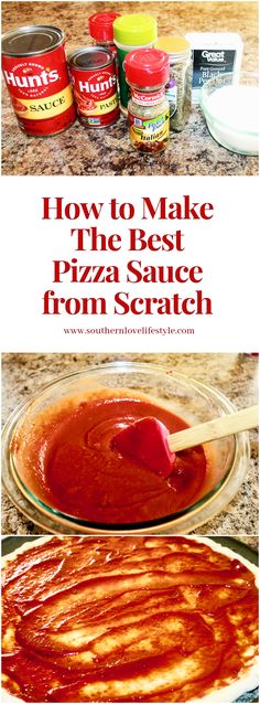 how to make the best pizza sauce from scratch