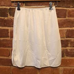 This White Half Slip Is 18” Long And Has Side Slits. Brand New No Tags. Slip Shorts, Half Slip, Vanity Fair, Women's Intimates, Color White, Vanity, Brand New, Tags, Women Shopping