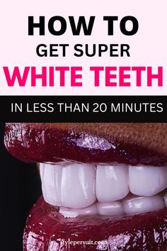 A bright, radiant smile is often considered a person's best accessory. It exudes confidence, warmth, and health. Say goodbye to teeth stains and yellow teeth. Learn how to whiten teeth wth the best teeth whiting remedies that work really overnight Try Natural Teeth Whiting at Home Remedies today Baking Soda Teeth Whitening, Loose Tooth, Front Teeth