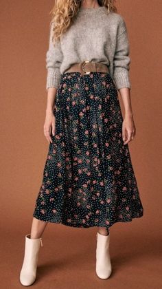 Flower Style Root Outfits, Minimalistic Boho, Rock Outfit, Classy Fashion, Trendy Fall Outfits, Outfit Inspo Fall