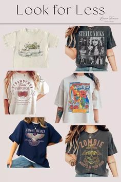 Unique and vintage inspired graphic tees! Perfect for gifts or any rock band lover!  #LTKGiftGuide #LTKmidsize #LTKstyletip Vintage Graphic Shirt, Spring Inspiration, Vintage Graphic, Graphic Shirt, Vintage Graphics, Rock Band, 90s Vintage