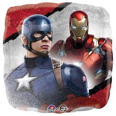 captain america and iron man paper plates