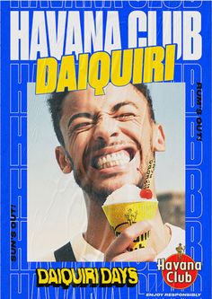 the cover of havana club daiquiri's album, featuring a man eating an ice cream cone