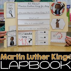 martin luther king's lapbook for kids to learn about martin luther king and his life