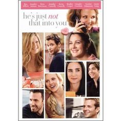 a movie poster for the film he's just not that into you