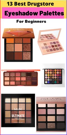 Looking for drugstore eyeshadow palettes for beginners and long-lasting. Here is the affordable eyeshadow brands by makeup artist. #best #eyeshadow #drugstore How To Make Eyeshadow More Pigmented, Best Drugstore Eyelashes, Best Drugstore Eyeshadow, Affordable Eyeshadow Palettes, Eyeshadow Guide, Drugstore Eyeshadow Palette, Drugstore Eyeshadow, Eyebrow Products, Makeup Kit Essentials