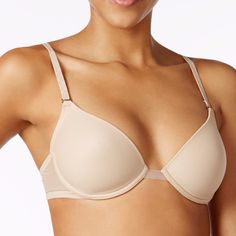 Wacoal 85935 Logo Lace Seamless Plunge Contour Underwire Bra Nwt Adjustable Back Straps 2 Hook, 3 Row Back Closure Size - 34c Color - Nude Style - 85935 Condition - Brand New With Tag Nwt Wc1-22017 Moderate Back Coverage Push-up Bra, Low-cut Lined Bra, Nude Style, Underwire Bra, Back Strap, Women's Intimates, The Row, Brand New, Bra