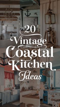 20 Vintage Coastal Kitchen Ideas That Mix Modern & Traditional