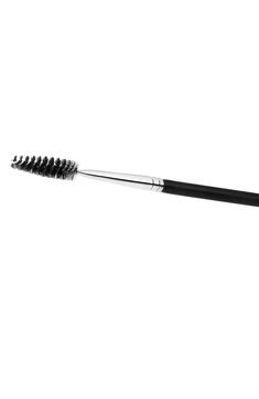 The 204 Lash Brush applies mascara products, separates lashes and even grooms brows. It's made with synthetic fibers formed in a spiral pattern that simulate a mascara wand design. M.A.C professional brushes are hand-sculpted and assembled using the finest quality materials. They feature wood handles and nickel-plated brass ferrules. Style Name:Mac 204 Lash Brush. Style Number: 10861U. Mac Brushes, Lash Brush, Mascara Products, Brush Cleanser, Mascara Wands, Wood Handles, How To Apply Mascara, Spiral Pattern, Wash Brush