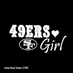 the san francisco bears logo is shown in white on a black background, and reads fortyers girl