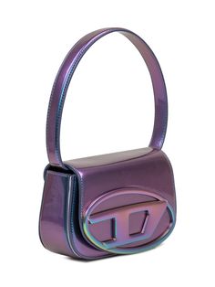 90% Polyurethane, 10% Polyurethane termoplastico Diesel 1dr, Diesel Bag, Blue Handbag, D Logo, Purple Bag, Blue Handbags, Evening Handbag, Valentino Bags, Card Holder Leather