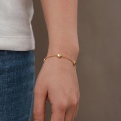 Heart Chain Bracelet - Waterproof and Tarnish-resistance