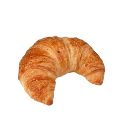 a croissant is shown on a white background