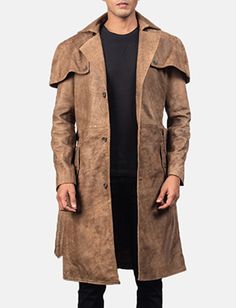 Leather Duster Coat Men, Cowboy Duster Coat, Cowboy Duster, Gothic Trench Coat, Black Duster Coat, Cowboy Coat, Fallout Posters