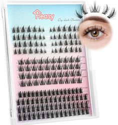 PRICES MAY VARY. Manhua Lash Clusters: We have designed three types of anime lash clusters inspired by the beautiful heroines in comics; Slightly longer than your natural lashes, they provide just the right amount of volume; Manga lash clusters are perfect for creating everyday eye makeup and seamlessly fitting the anime aesthetic; Manga Lash Clusters: Beautiful sparkling manga cluster lashes vertically amplify your eyes and enhance their proportions, allowing you to transform into the heroine o Korean Lashes, Manhua Lashes, Lashes Clusters, Masculine Face, Anime Lashes, Everyday Eye Makeup, Lash Clusters, Anime Makeup, Lash Salon