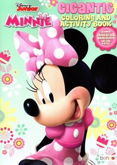 PRICES MAY VARY. Minnie Mouse coloring and activity book has various activities like complete the picture, crossword puzzle, unscramble the word, and much more. Complete The Picture, Mouse Color, Sound Book, Disney Colors, Healthy Shopping, Coloring Activity, Disney Junior, Kids Stickers, Mickey Minnie Mouse