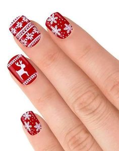 Holiday Nails Christmas, Gel Nail Art Designs, Nails Polish, Christmas Nail, Healthy Nails, Christmas Nail Art