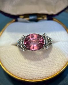 "This ring features a (9x10mm Oval cut lab Made Pink Tourmaline). It is made by hand, and it will take about 6 to 8 days to finish the ring after your payment is completed. Main stone: 9x10mm  Cut Type: Oval cut Main stone: Lab Pink Tourmaline Material: 925 sterling silver/rose gold/white gold/yellow gold Accent stone: american diamond Payment Policy We accept payment through PayPal only. We have selected PayPal because it is the safest and most reliable mode of payment which enables to rapid shipping to our buyers and protects their interests. Feedback Policy Please do not leave the Negative feedback or Natural feedback before giving us a chan to resolve your problems. Positive feedback will be automatic to leave for you when you give me Positive feedback to us in 24 hours. As per eBay po Wedding Anniversary Ring, Pink Tourmaline Ring, Personalized Ring, Wedding Anniversary Rings, Sterling Silver Engagement Rings, Tourmaline Ring, Personalized Rings, Gold Accent, American Diamond