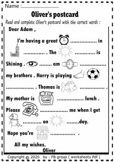 the worksheet for reading and writing with pictures on it, including words that are in