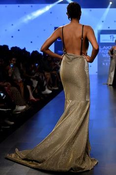 Shop for Nikhil Thampi Silver Draped Fishtail Gown for Women Online at Aza Fashions Wedding Gown With Fishtail And Back Opening, Nikhil Thampi, Fishtail Gown, Draped Bodice, Gown For Women, Glamorous Style, Gowns Online, Aza Fashion, Mermaid Formal Dress